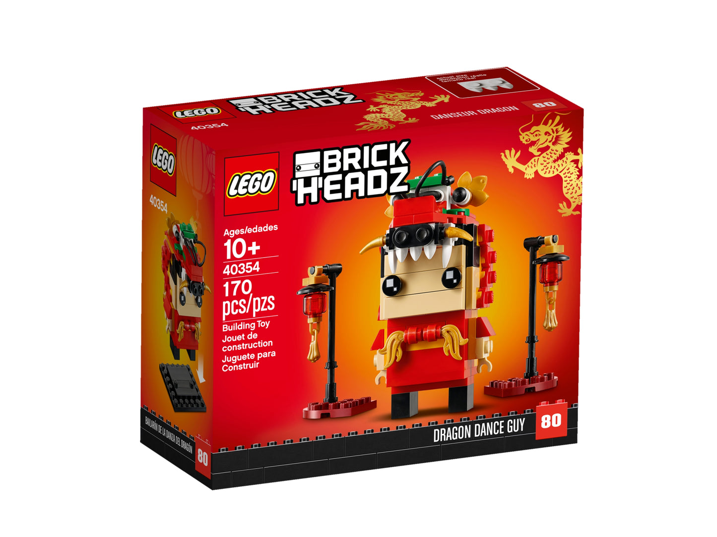 40354 - Dragon Dance Guy Brickheadz (R)