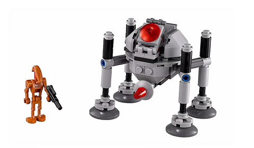 75077 - Homing Spider Droid Microfighter (R, C)