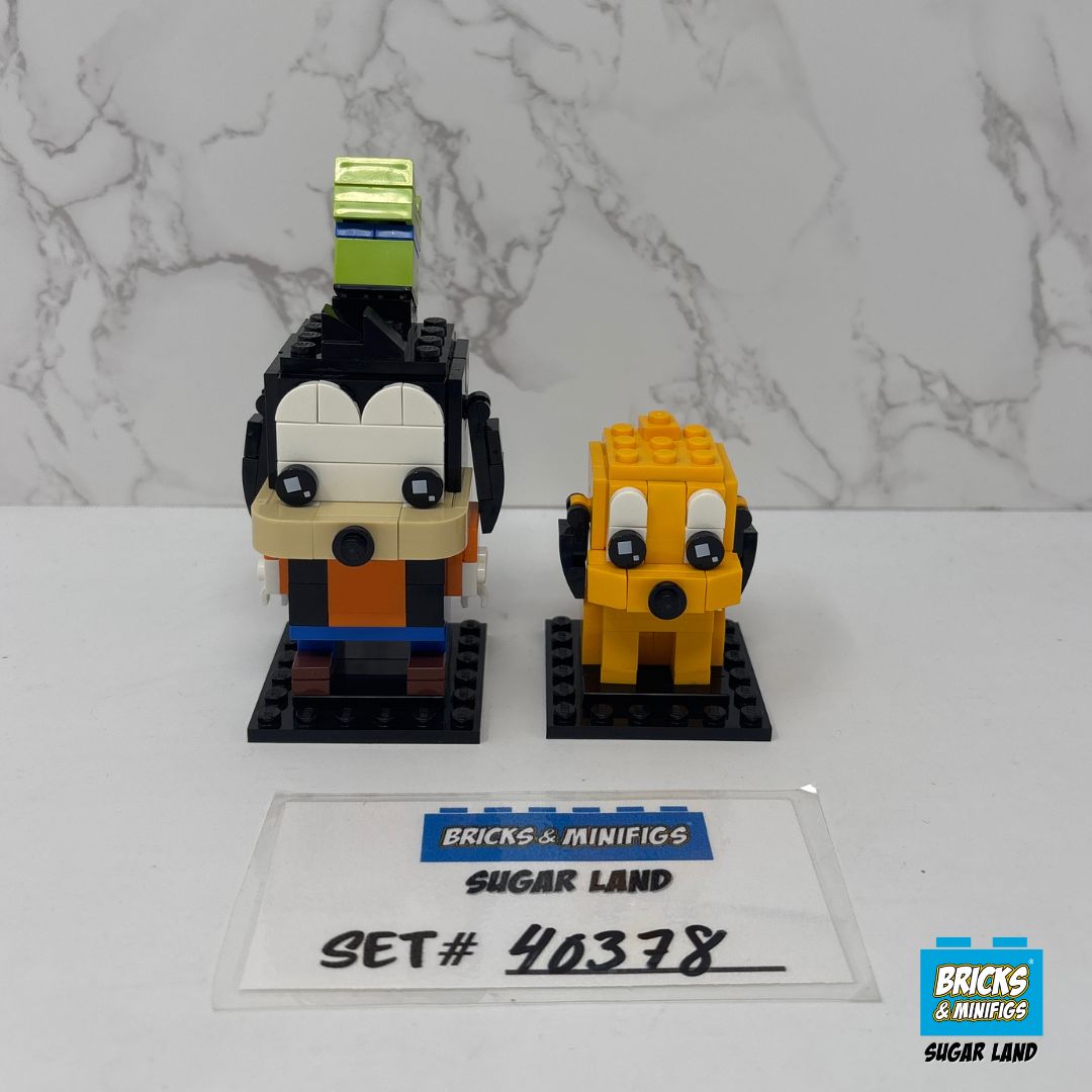 40378 - Pluto & Goofy Brickheadz (U)