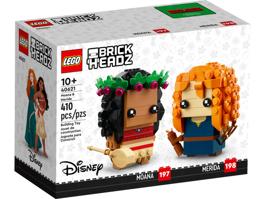 40621 - Moana & Merida Brickheadz (R)