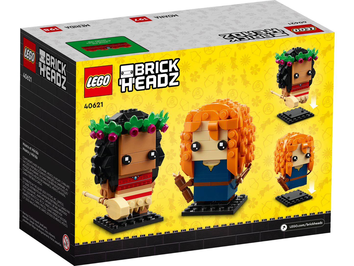 40621 - Moana & Merida Brickheadz (R)