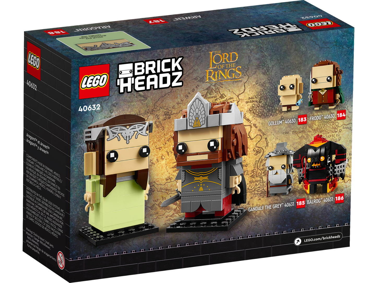 40632 - Aragorn & Arwen Brickheadz (R)