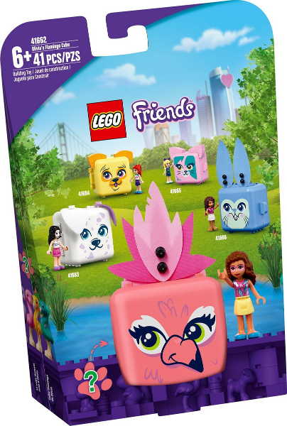 41662 - Olivia's Flamingo Cube (R)
