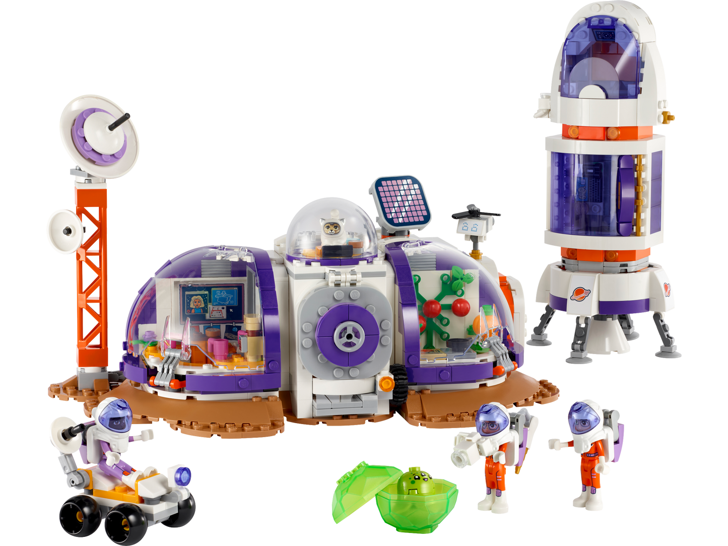 42605 Mars Space Base and Rocket