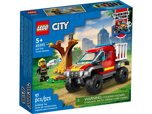 60393 - 4x4 Fire Truck Rescue (R)