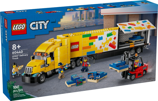 60440 Yellow Delivery Truck