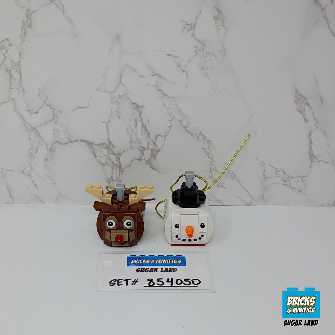 854050 - Snowman and Reindeer Ornament (U)