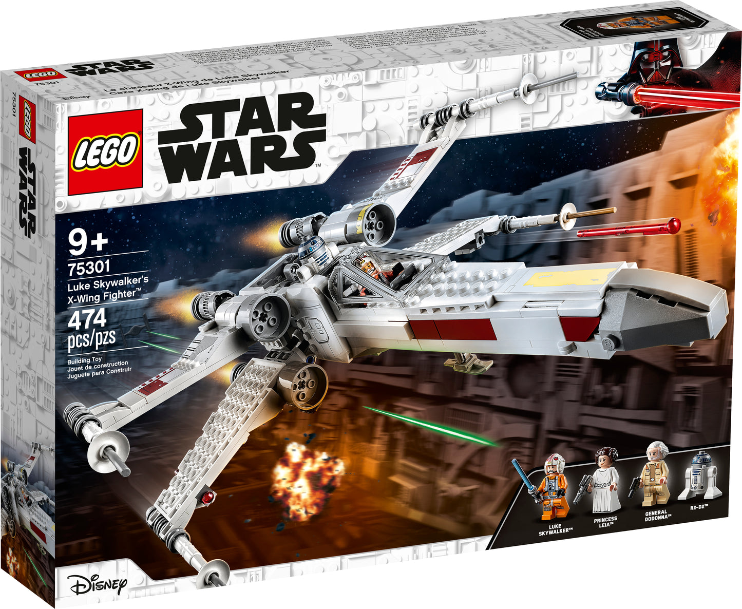 75301 - Luke Skywalker's X-Wing Fighter (R, C)