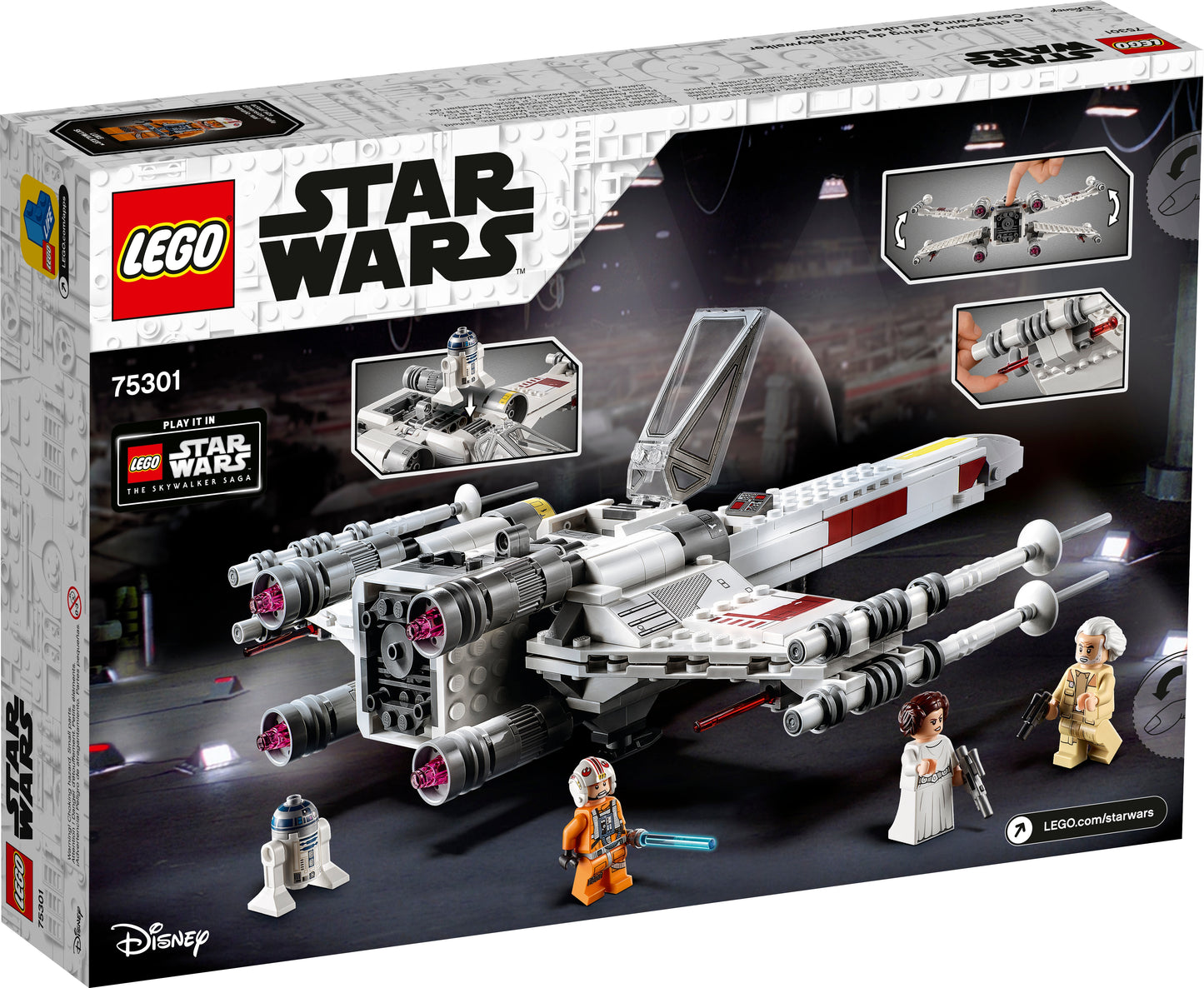 75301 - Luke Skywalker's X-Wing Fighter (R, C)
