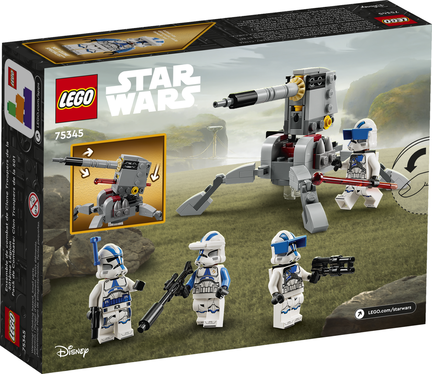 75345 501st Clone Troopers Battle Pack
