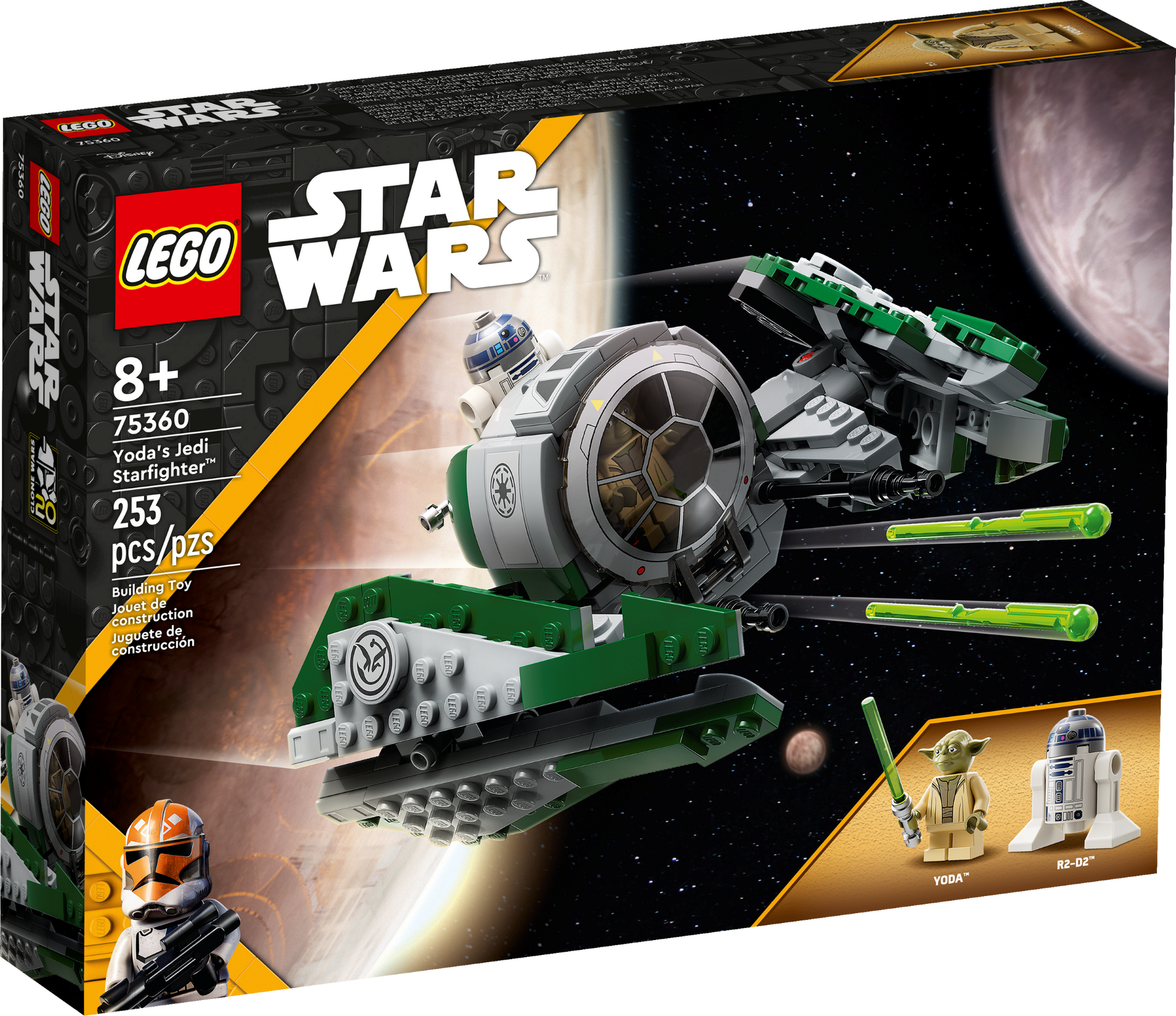 76360 - Yoda's Jedi Starfighter (R) – Bricks & Minifigs Sugar Land