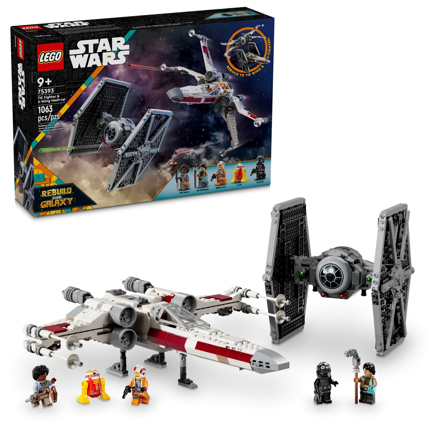 75393 TIE Fighter & X-Wing Mash Up