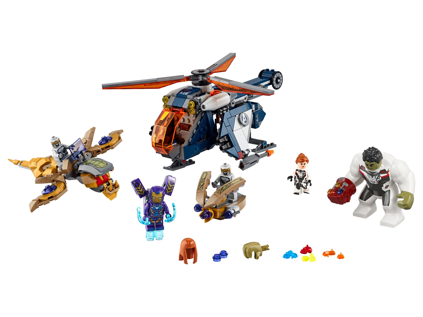 76144 - Avengers Hulk Helicopter Rescue (R)
