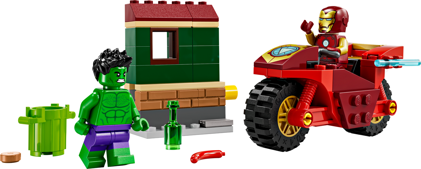 76287 Iron Man with Bike and The Hulk