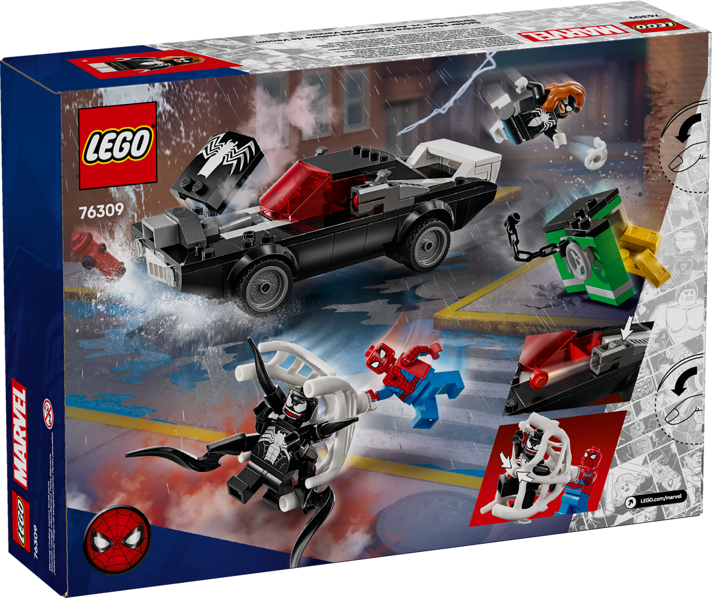 76309 Spider-Man vs. Venom Muscle Car