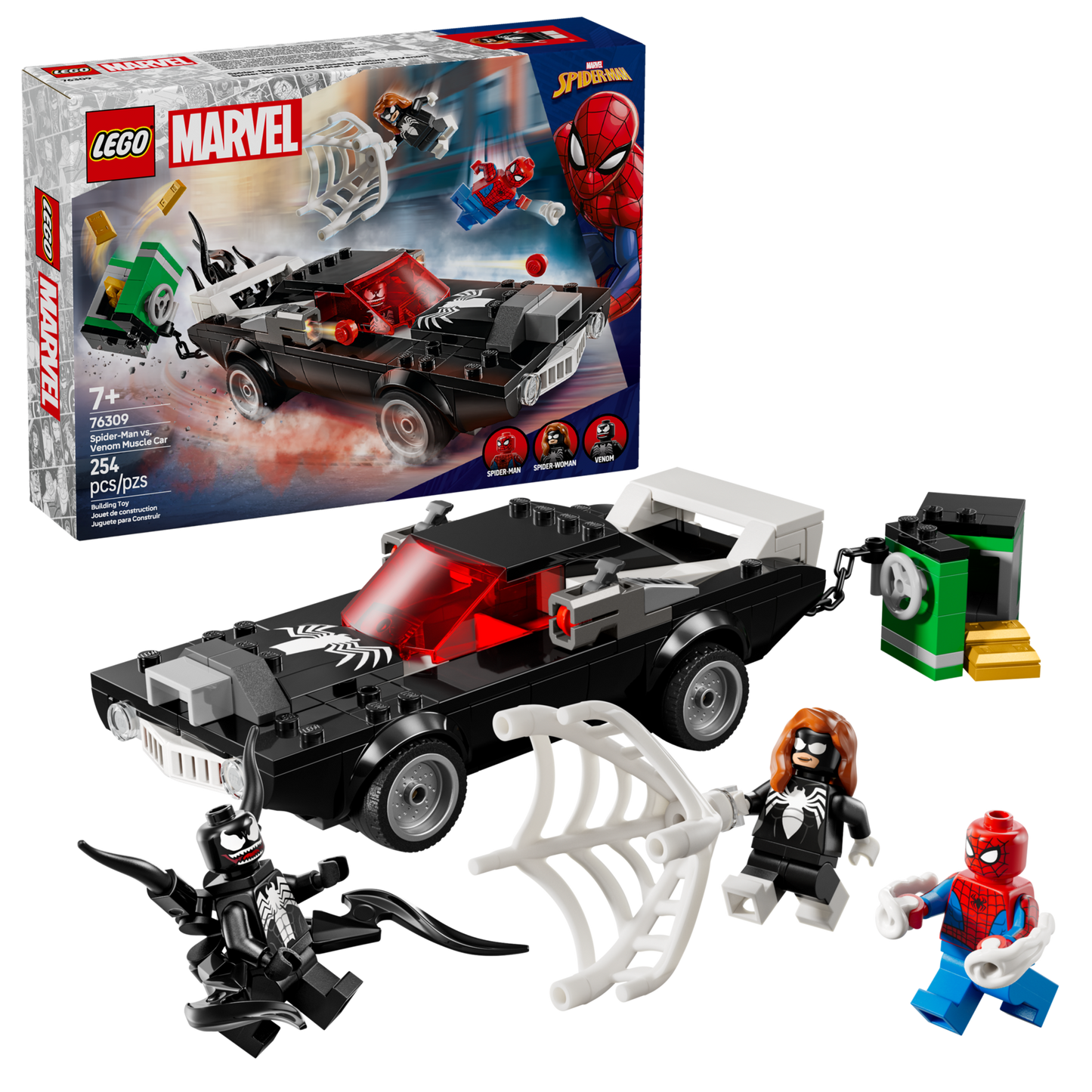 76309 Spider-Man vs. Venom Muscle Car