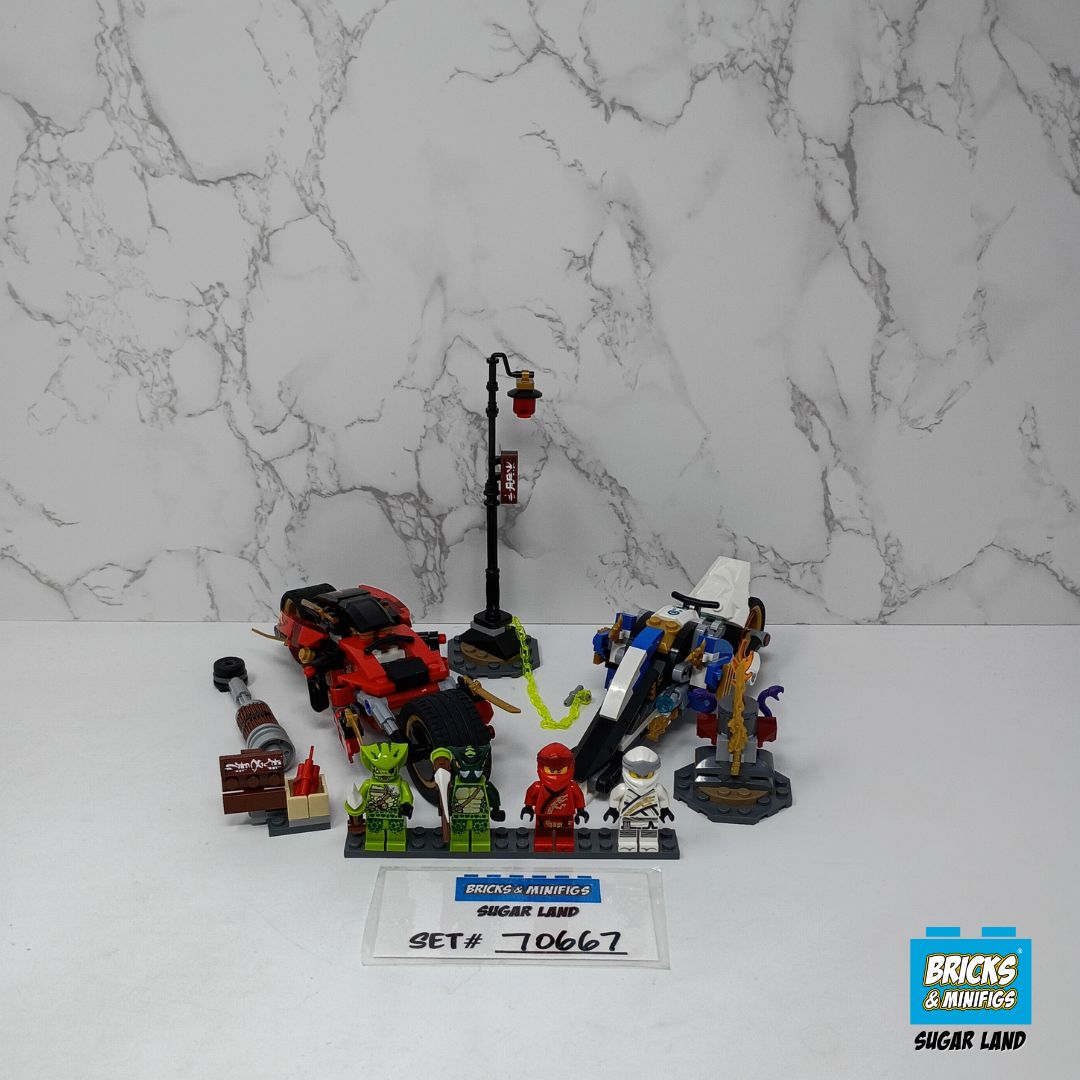 70667 - Kai's Blade Cycle & Zane's Snowmobile (U)