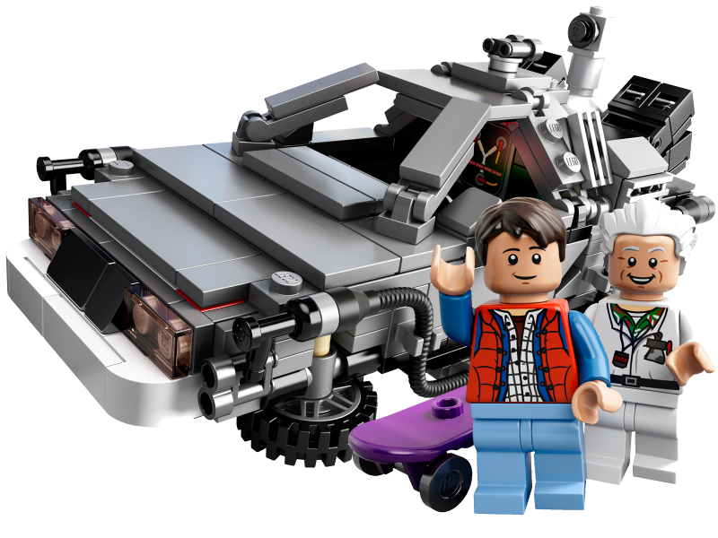 21103 The DeLorean Time Machine (R, C) – Bricks Minifigs Sugar