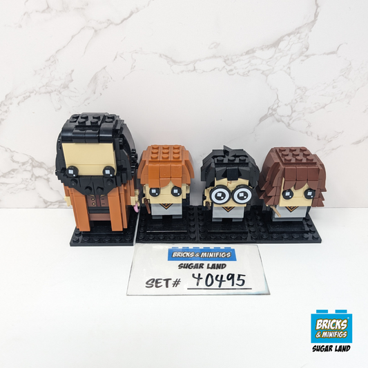 40495 - Harry, Hermione, Ron & Hagrid Brickheadz (U)